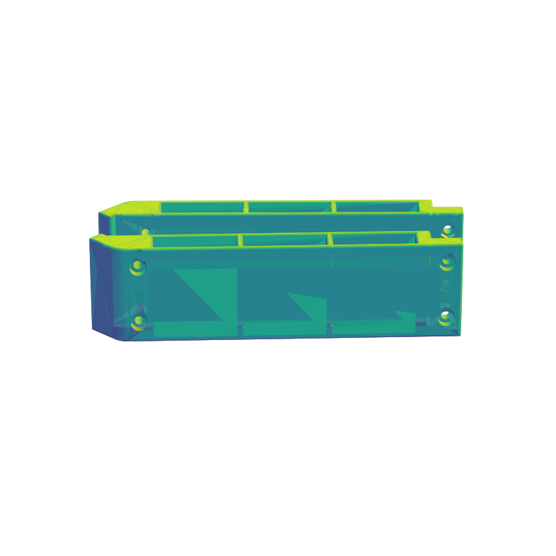 Modular Rail-Mount Tool Organizer - Stackable Multi-Bin Insert for Rail Systems